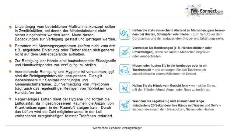 COVID-19 Arbeitsschutz – Spezielle Unterweisung und Schutzvorgaben für externe Mitarbeiter zur Prävention von Infektionsrisiken im Betrieb. Umsetzung von COVID-19-Arbeitsschutzmaßnahmen für Fremdfirmen zur Einhaltung von Infektionsschutzvorgaben und Sicherheitsprotokollen am Einsatzort.