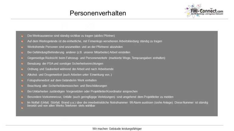 Personen Verhalten