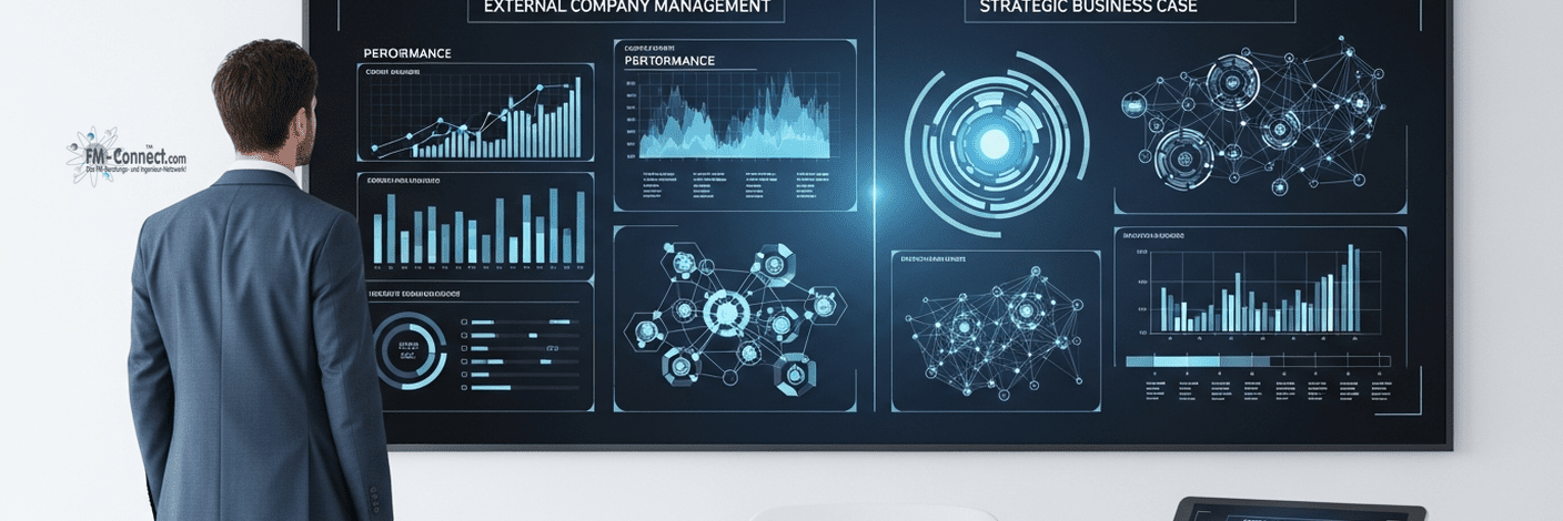 Präsentation zum Fremdfirmenmanagement mit Business-Case und Strategie